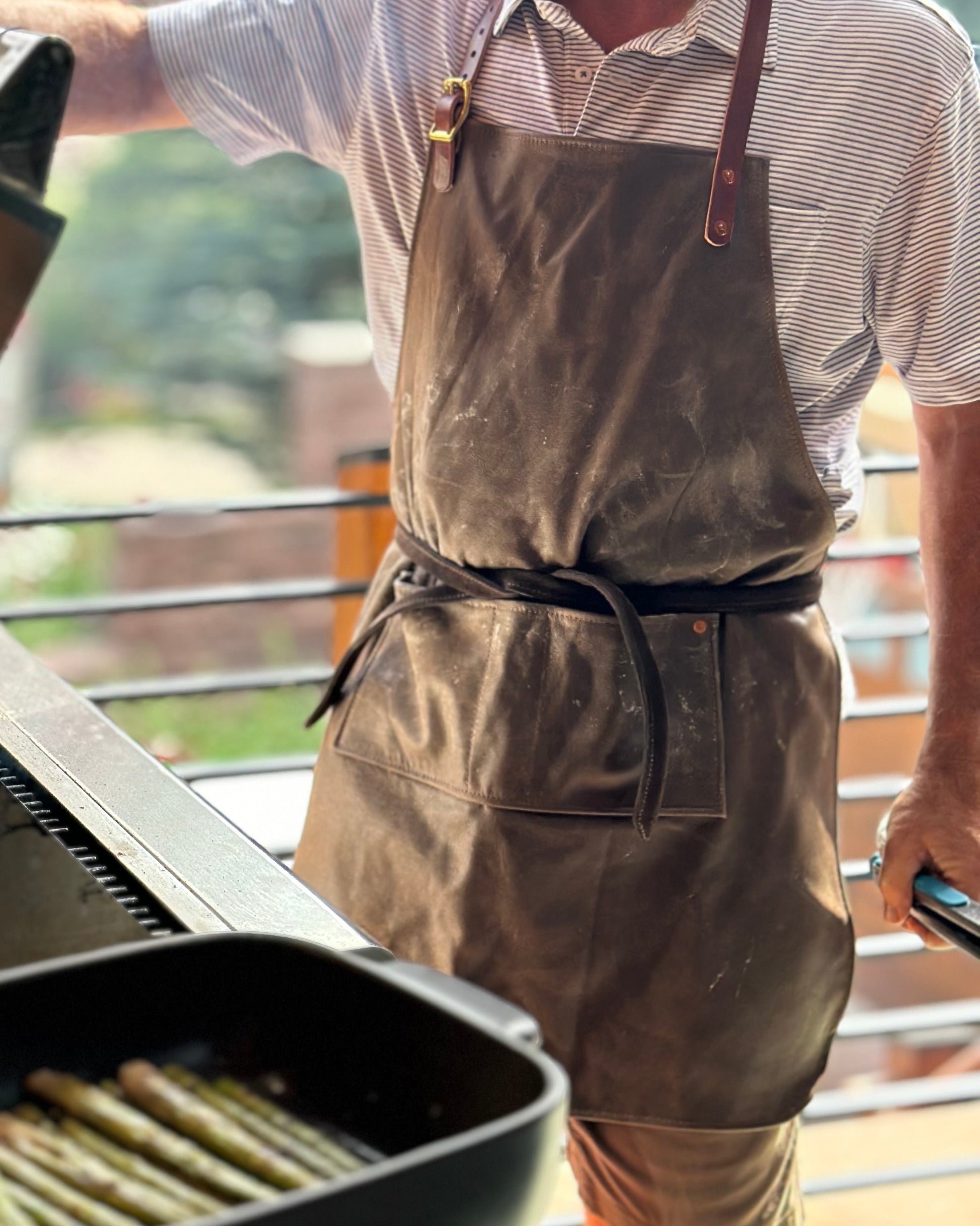 Leather Grill Apron