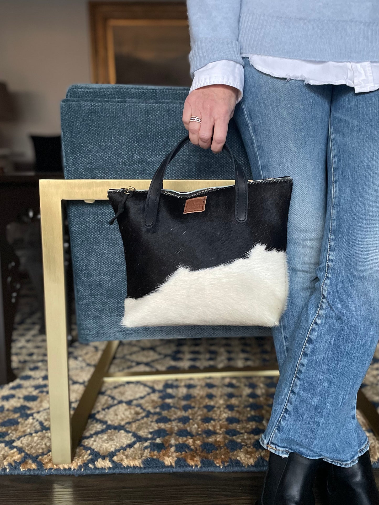 The Little Tote: Hair on Hide