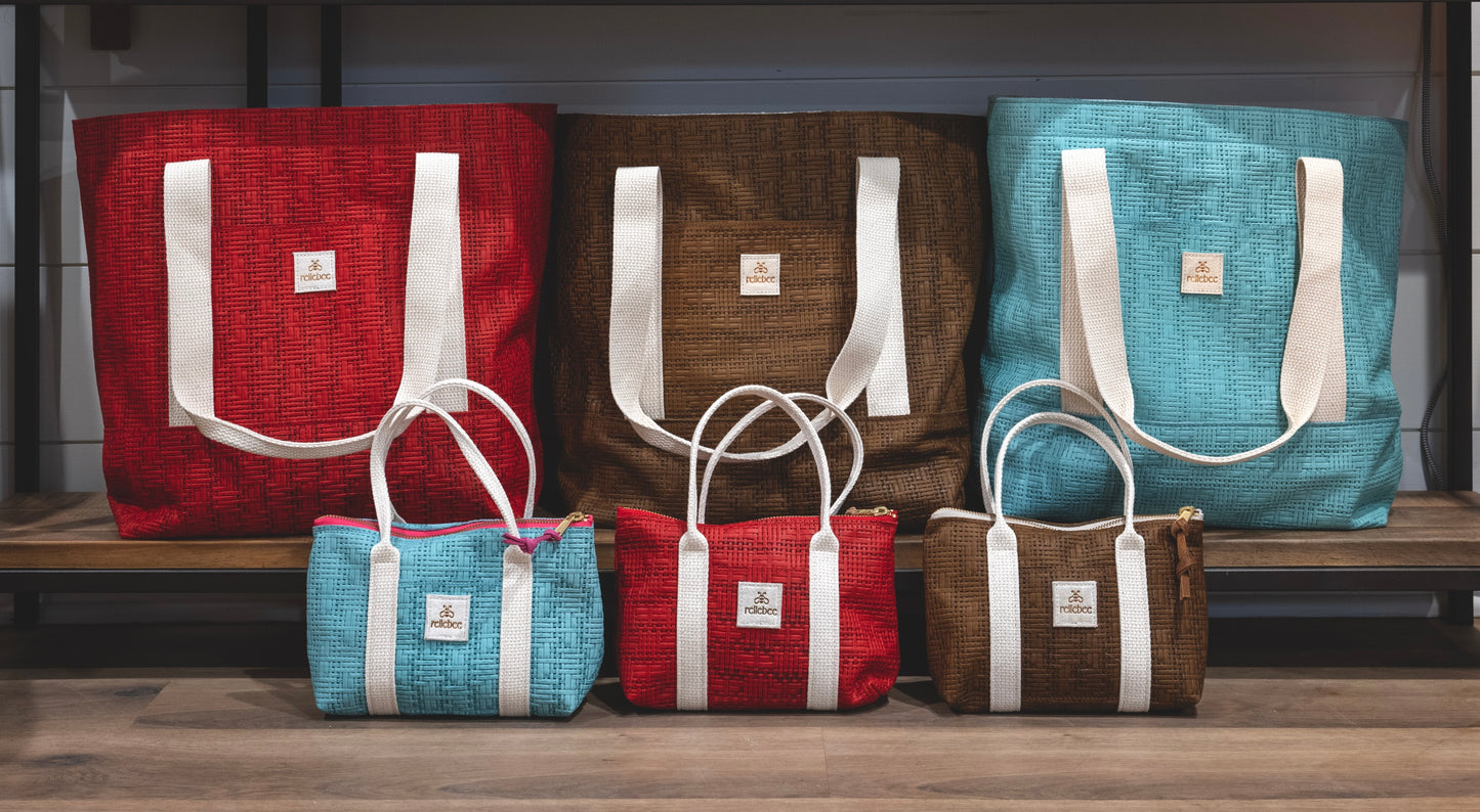 The Utility Tote: Leather on Leather