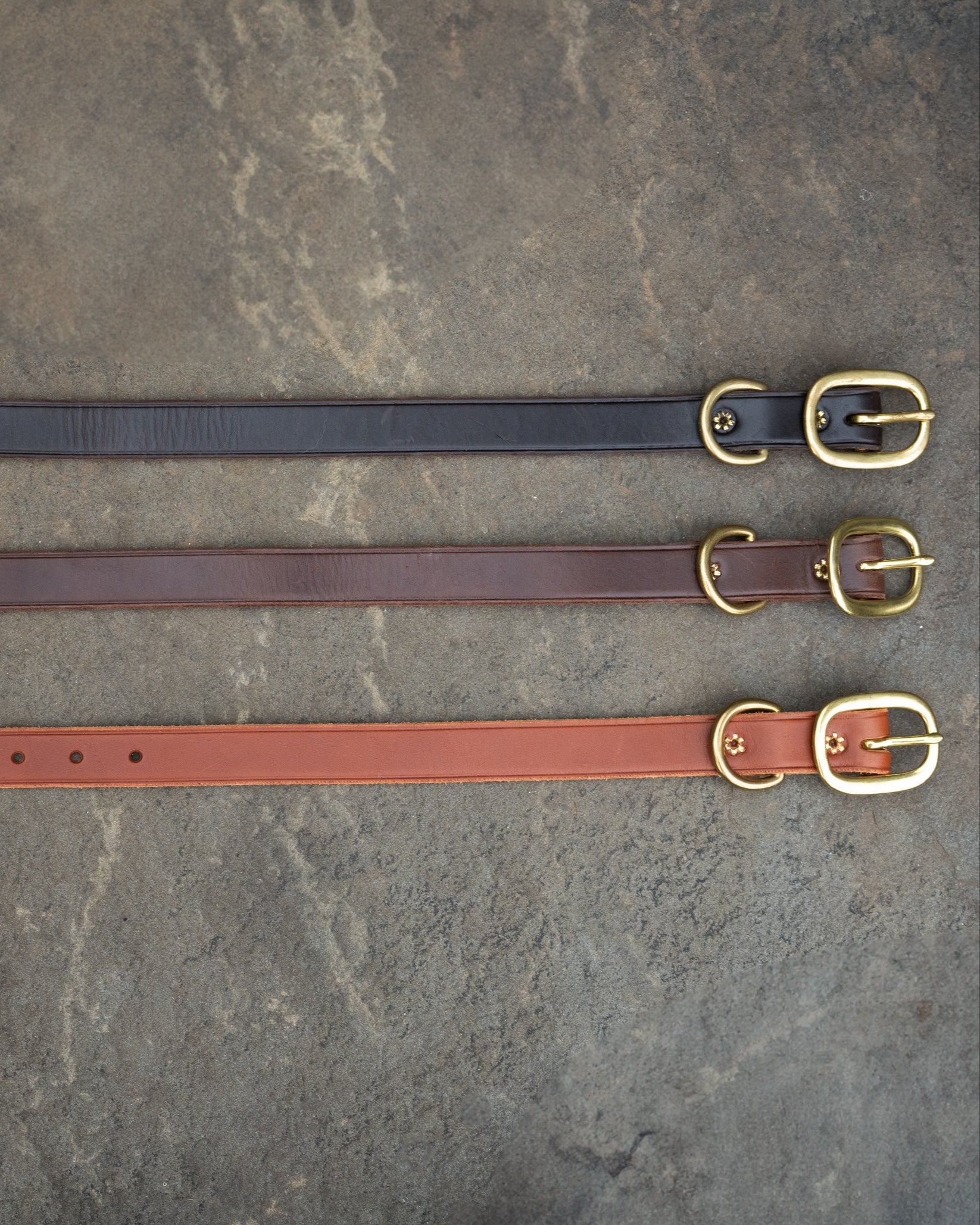 Top view image of the River Collar in assorted colors.