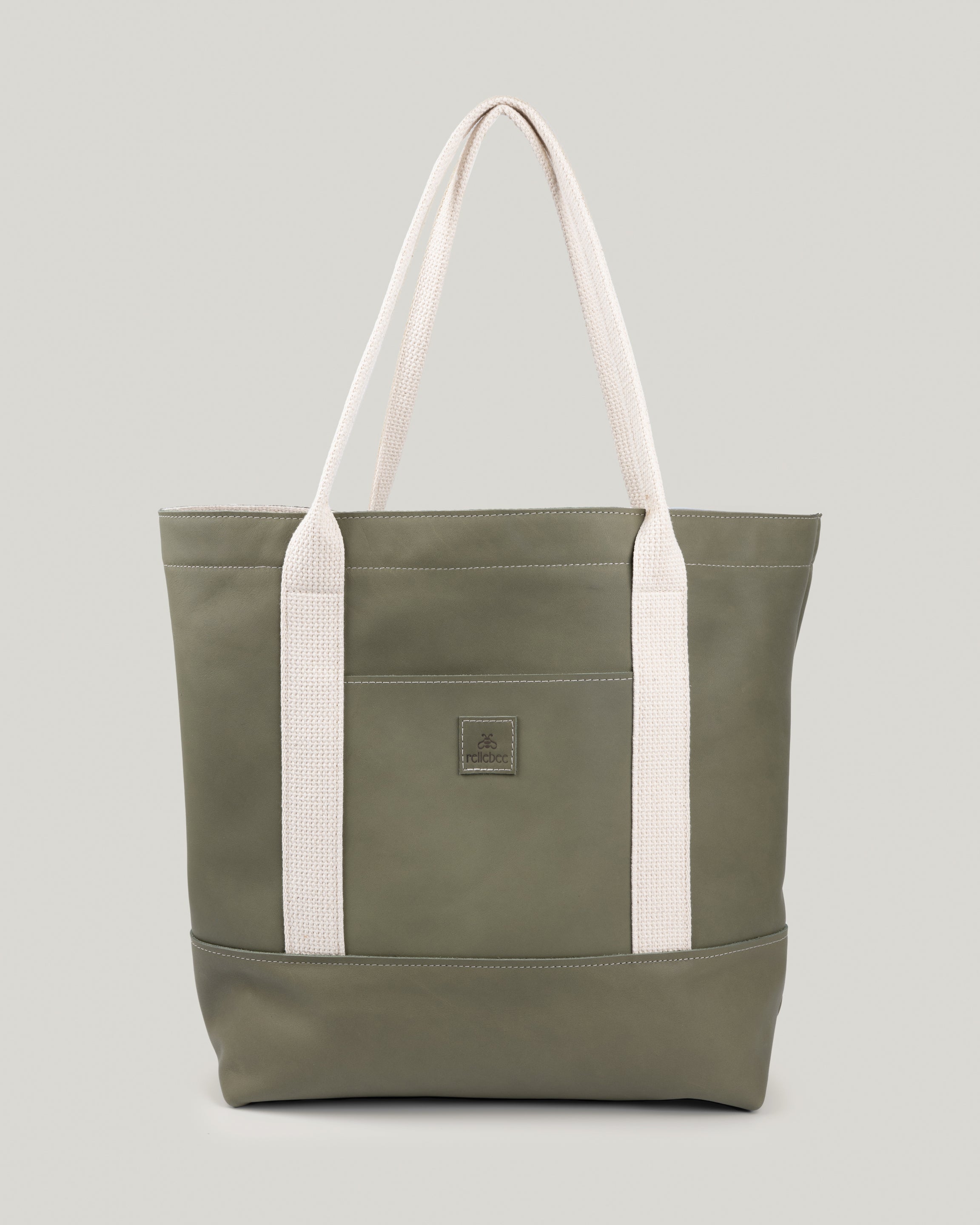 Everyday Tote: Leather on Leather