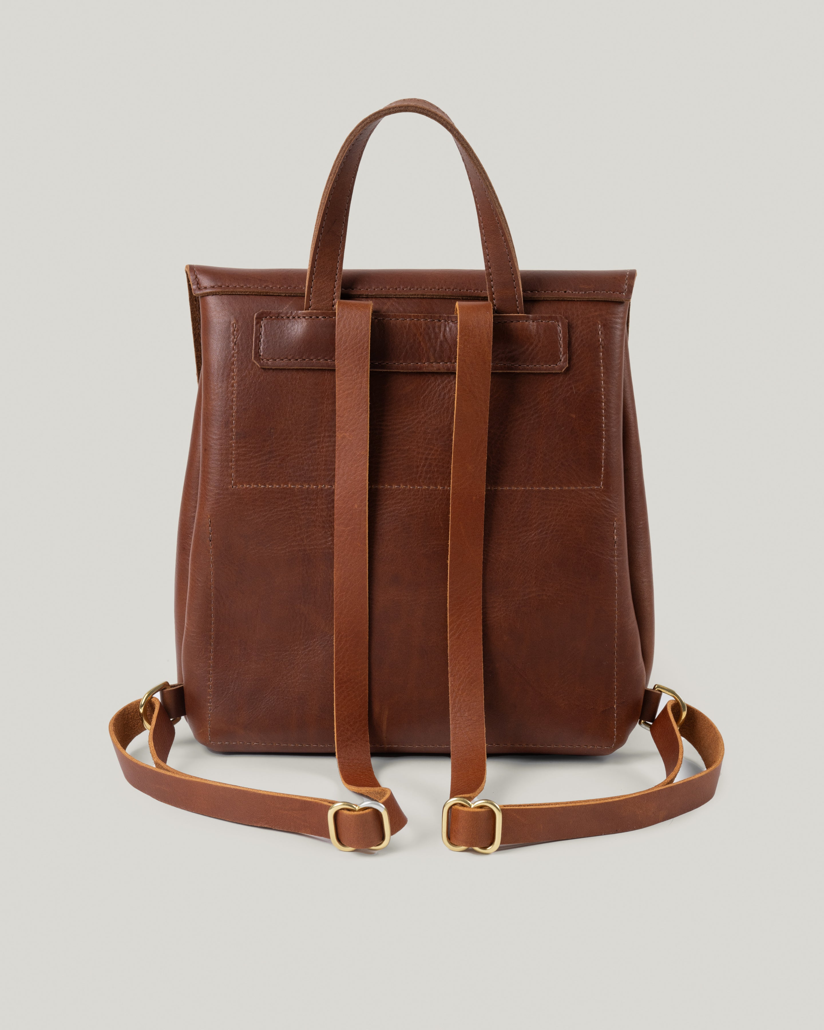 Luxury leather backpack