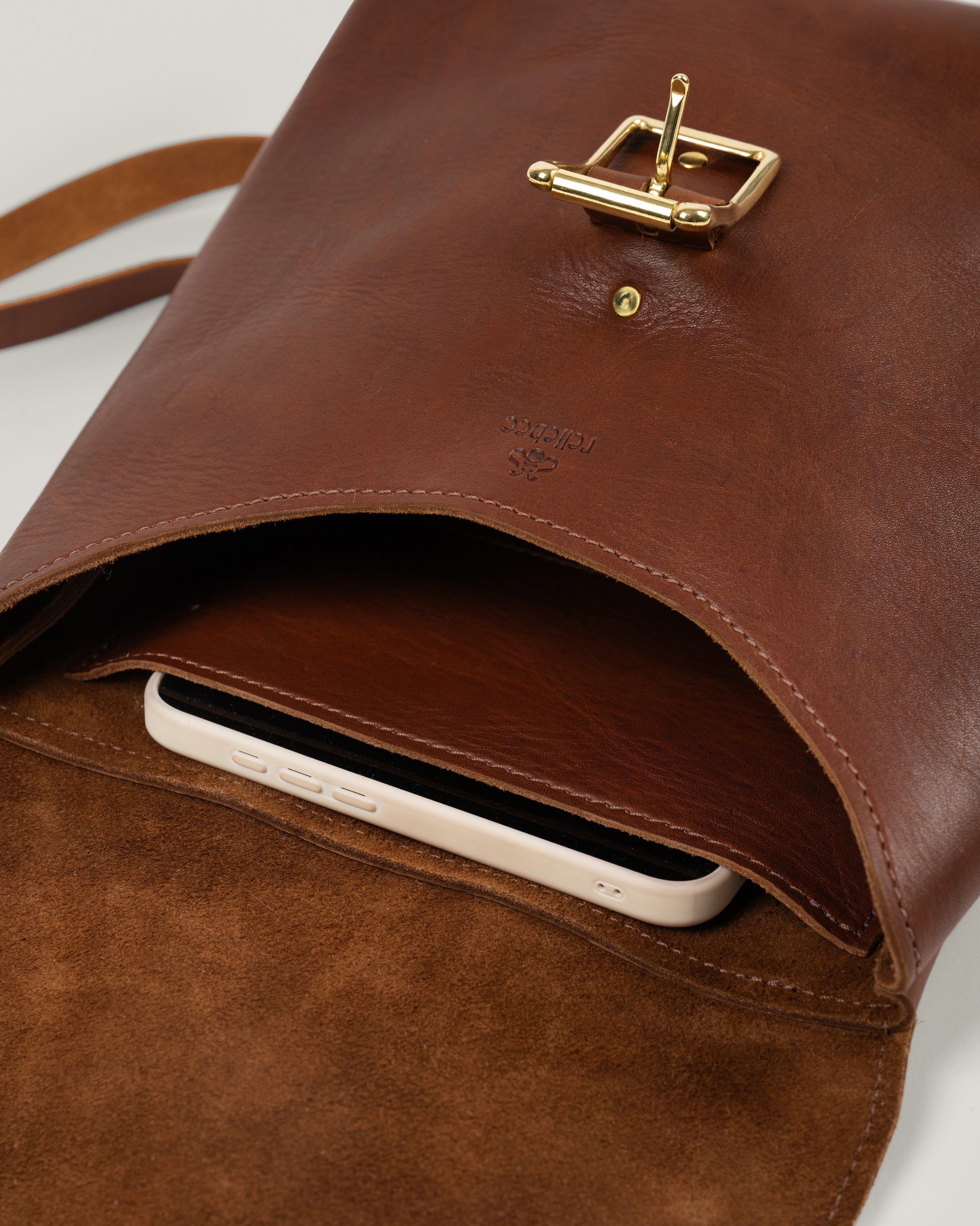 Luxury leather backpack