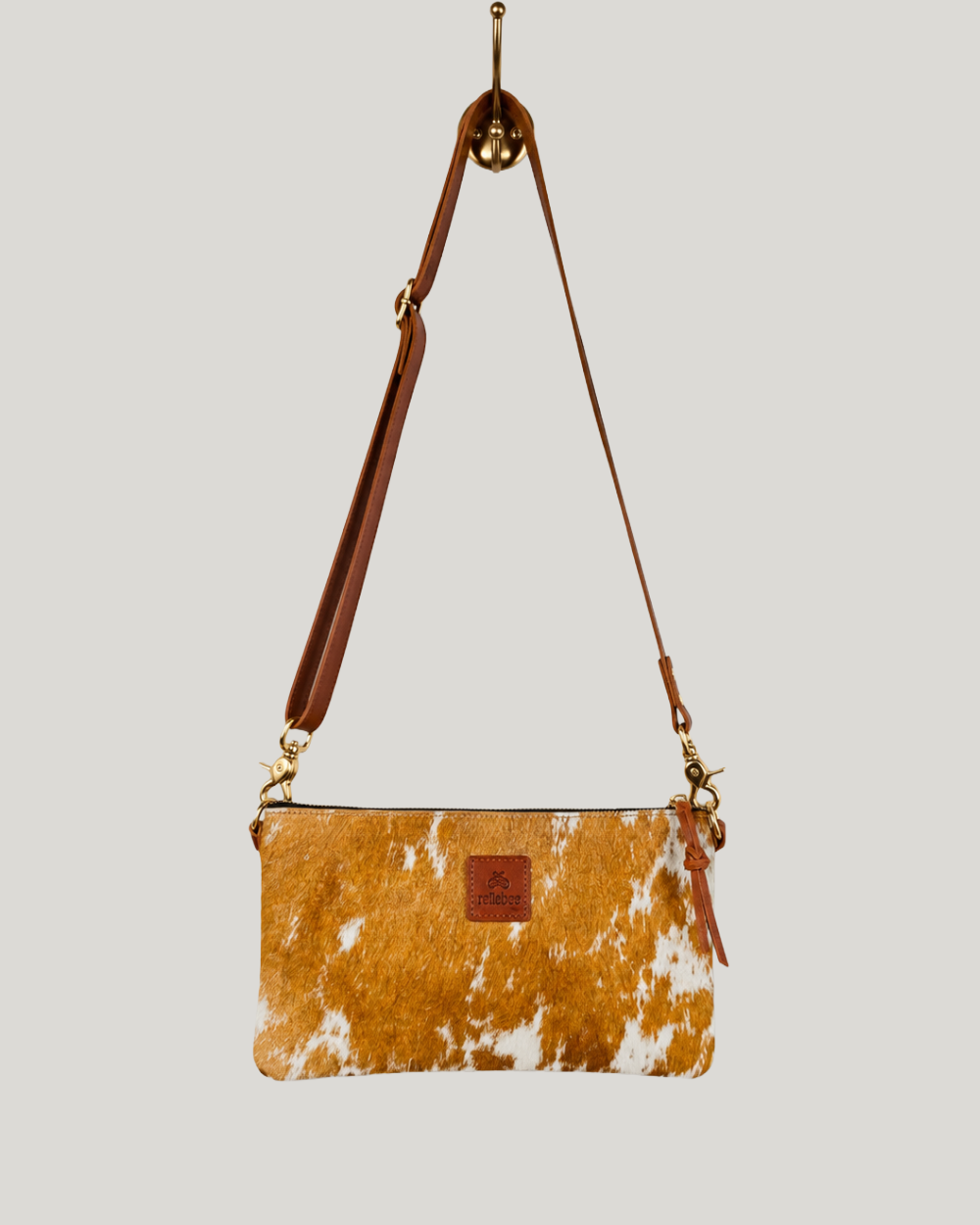 Chelsea crossbody bag in Guernsey Brown and Cream