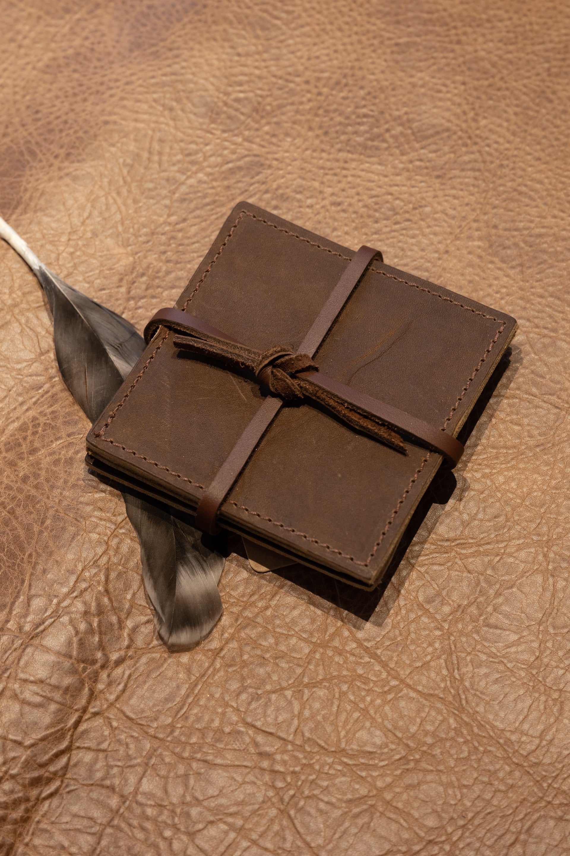 Leather Coasters (set of 4)