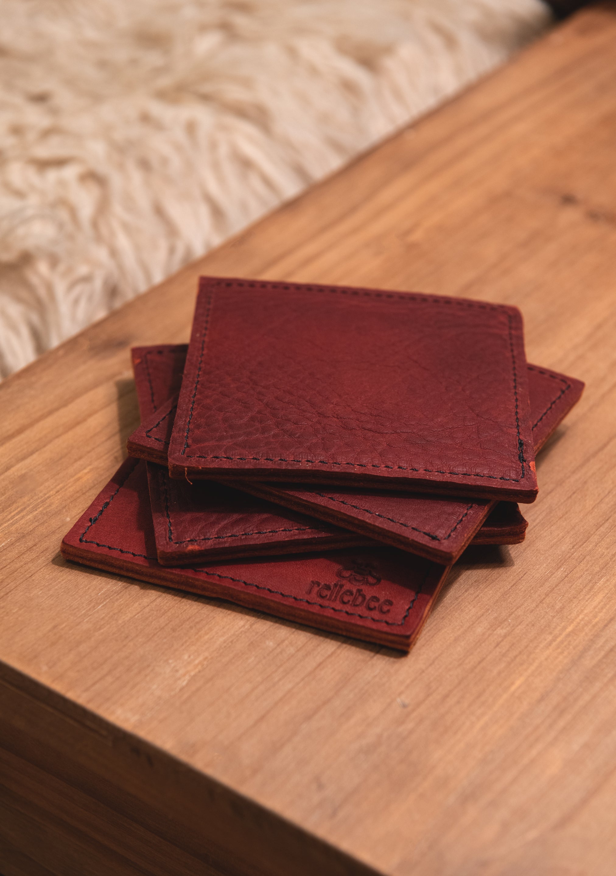 Leather Coasters (set of 4)