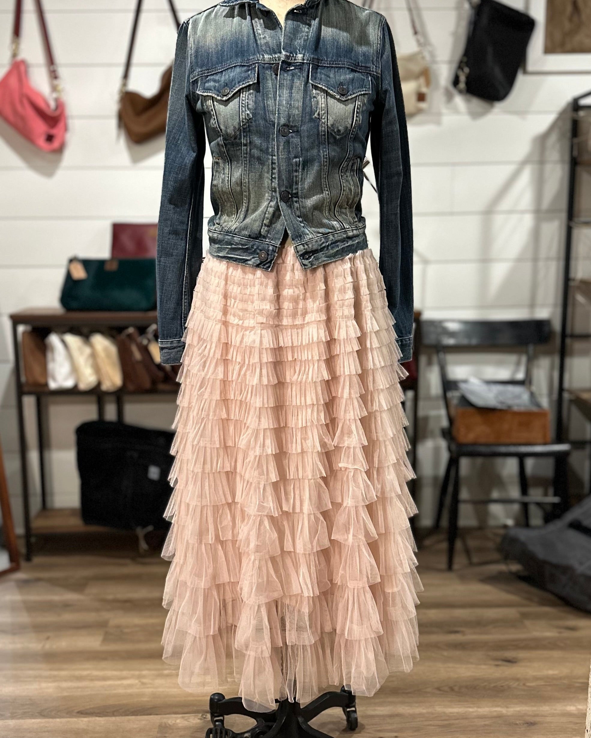 Tiered Tulle Skirt