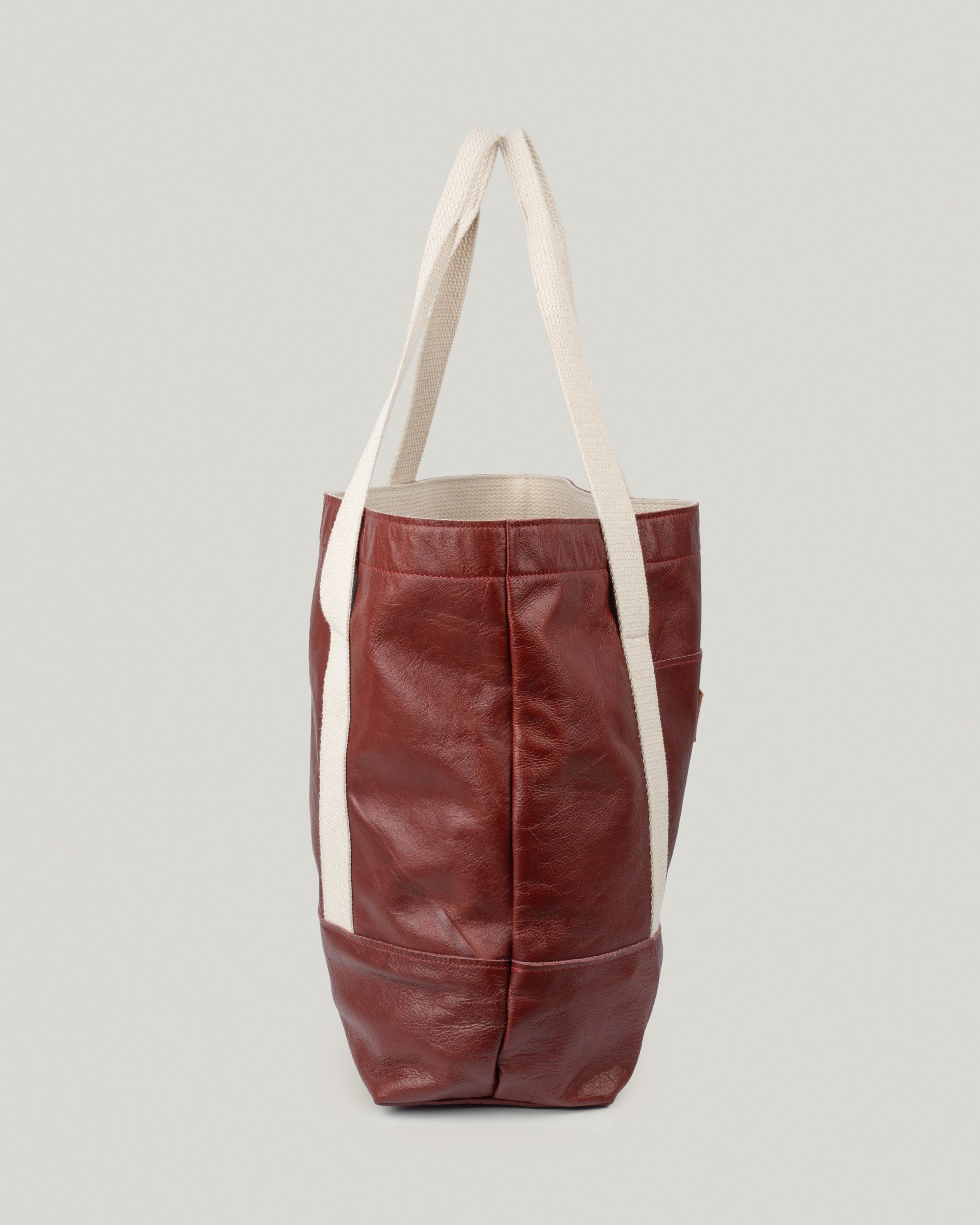 Everyday Tote: Leather on Leather