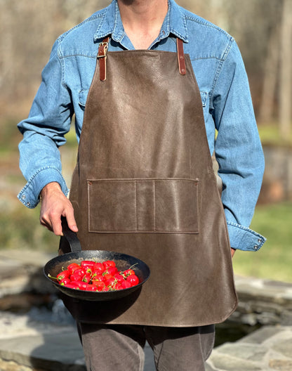 Leather Grill Apron