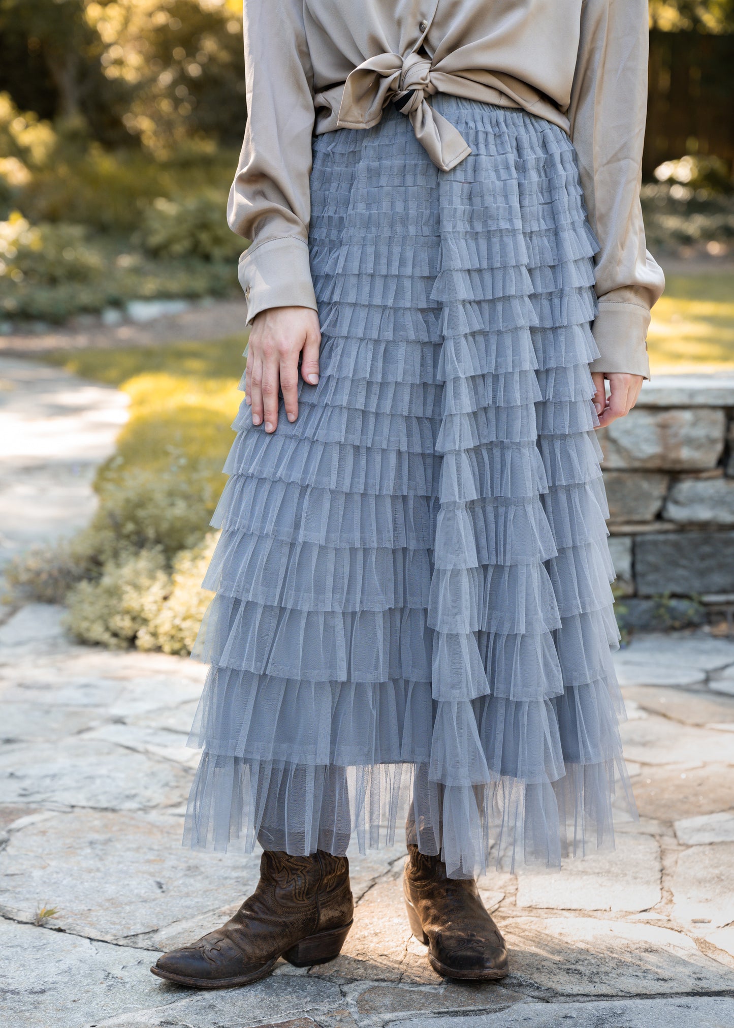 Tiered Tulle Skirt