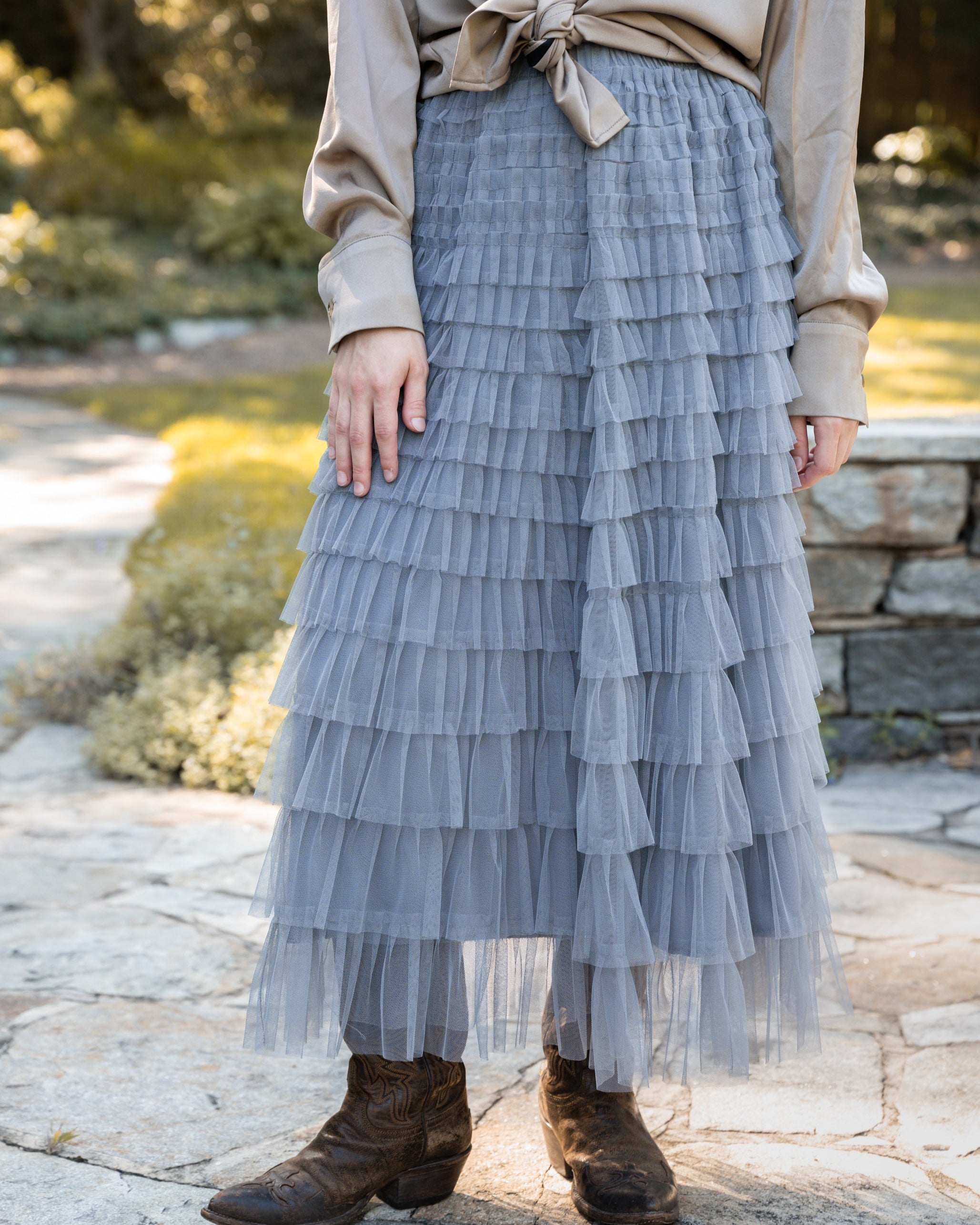 Tiered Tulle Skirt