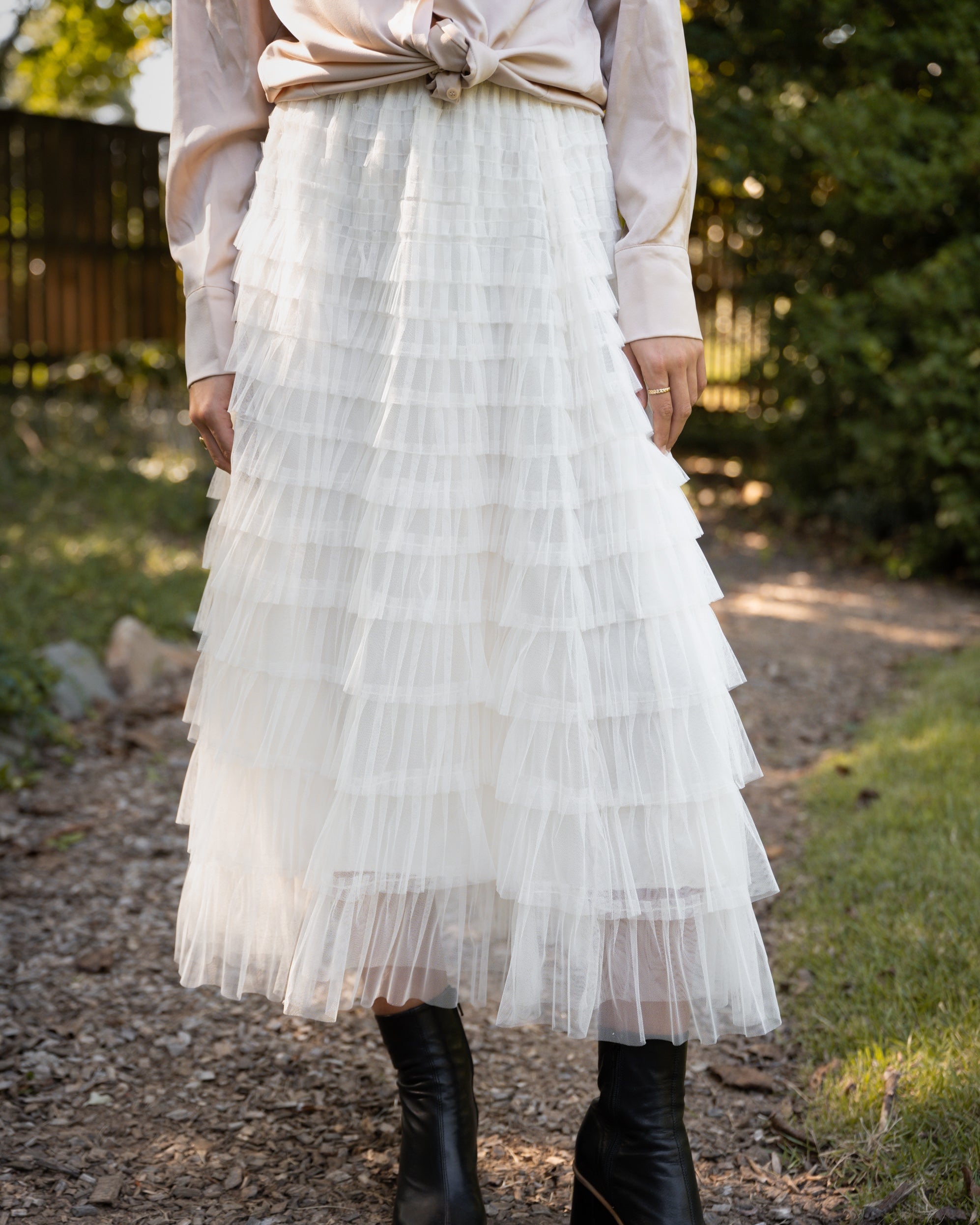 Tiered Tulle Skirt