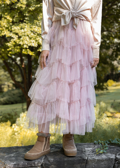 Tiered Tulle Skirt