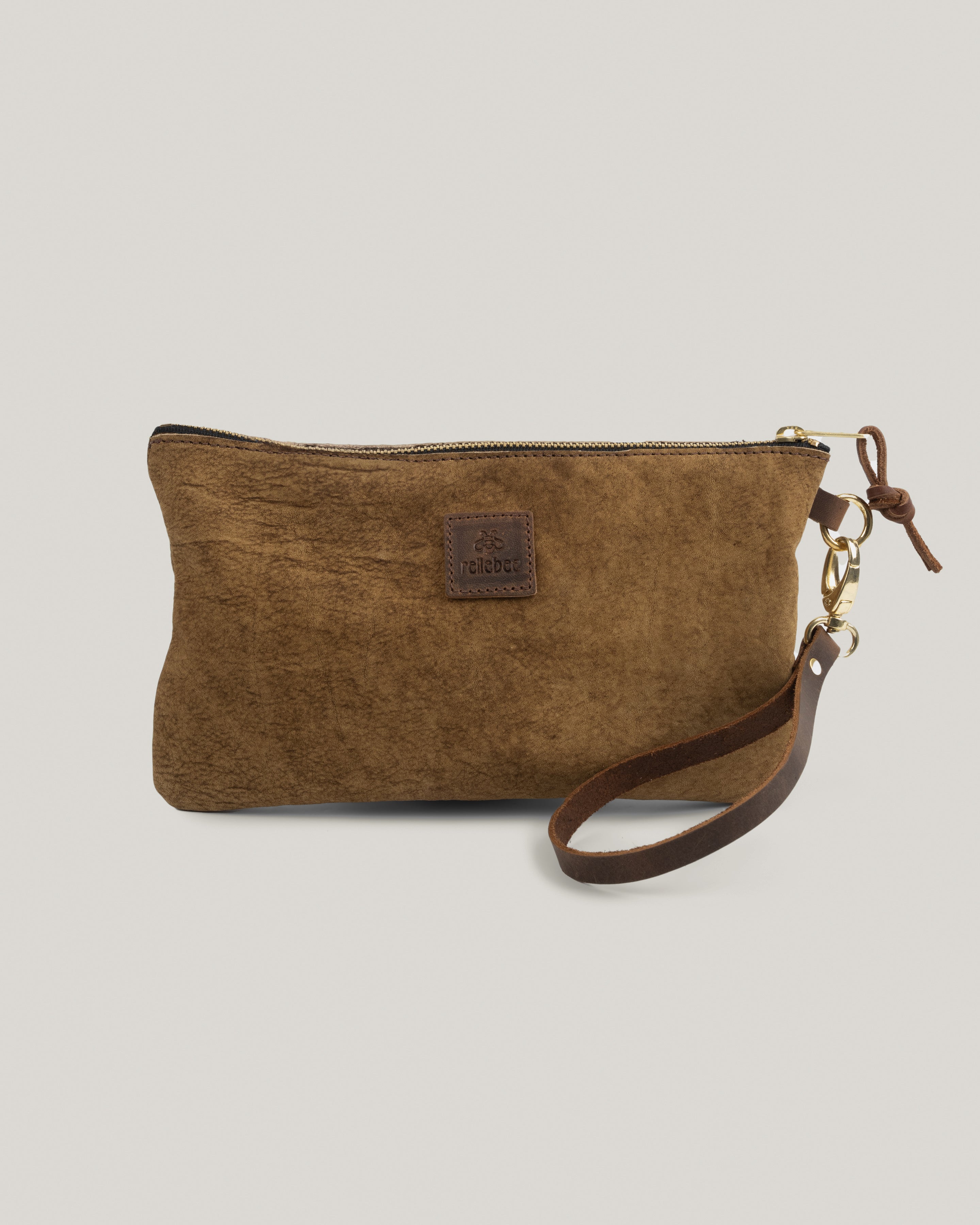 The Clutch - Leather Bag with Wristlet | Rellebee