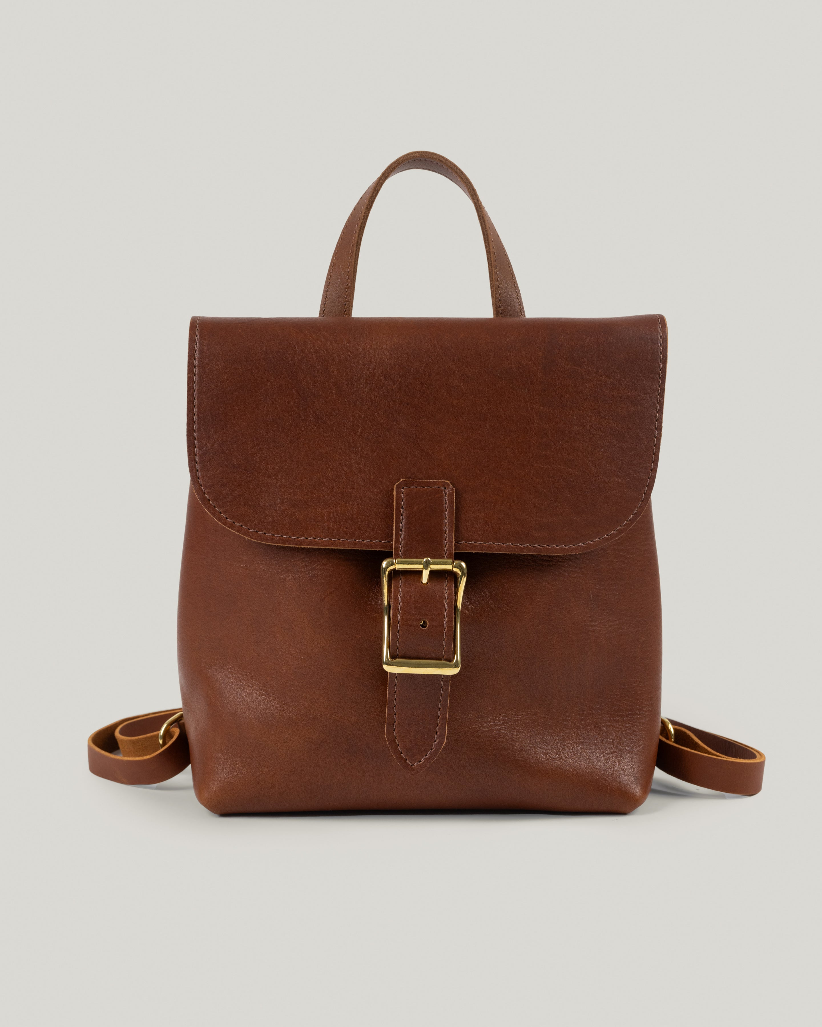 Luxury leather backpack 