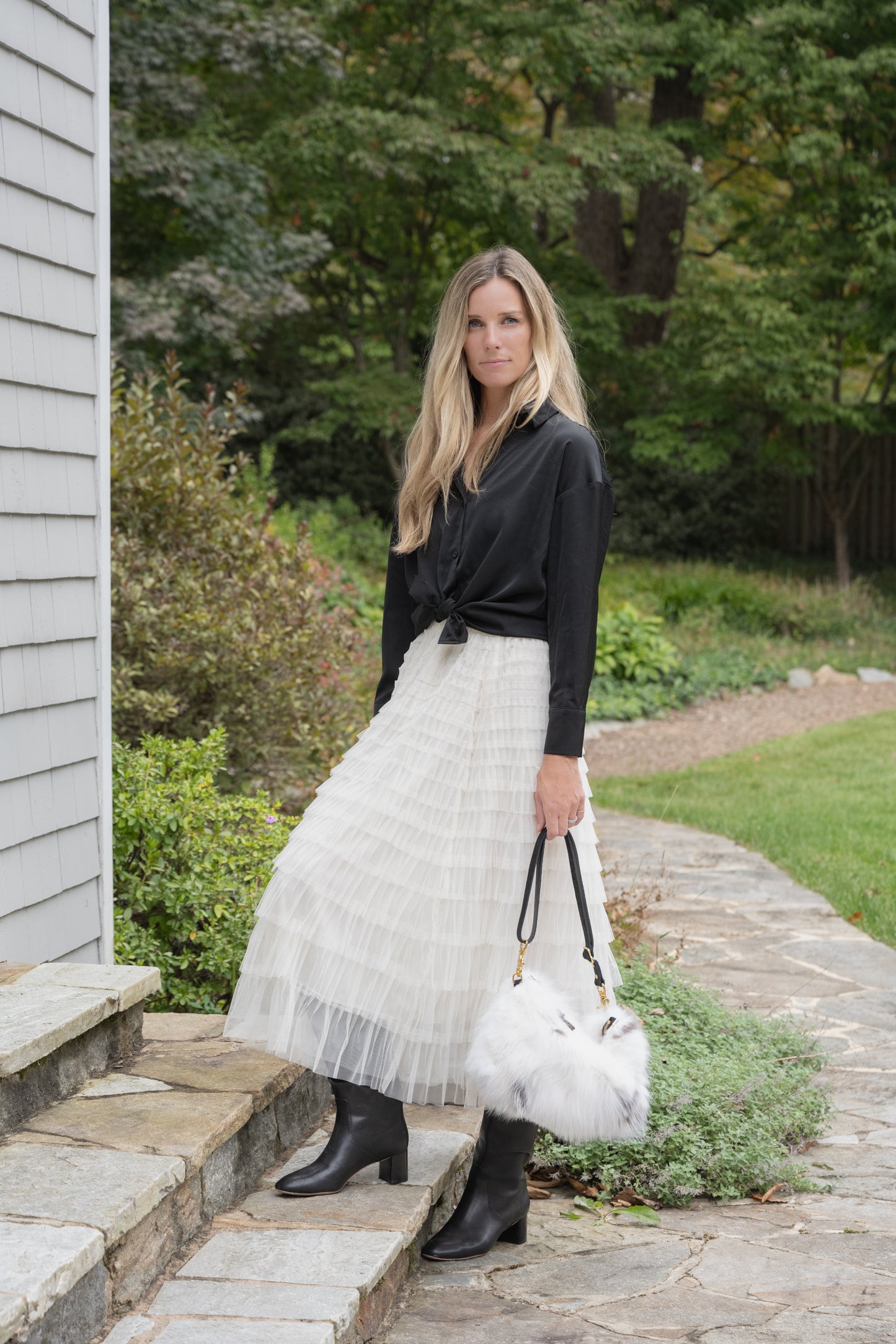 Tiered Tulle Skirt